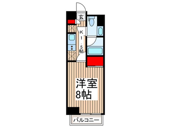 ﾙﾌｫﾝﾌﾟﾛｸﾞﾚ上野入谷ﾌﾛﾝﾄの物件間取画像